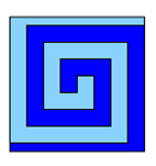 Spirale im Quadrat 3