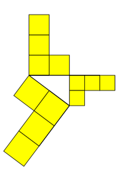 Pythagoras mit L-förmiger Fläche