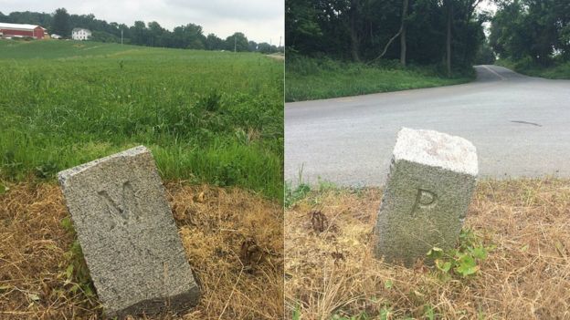Milestones of the Mason-Dixon-Line