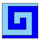 Spirale im Quadrat 2
