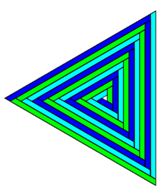 Dreiecks-Spirale