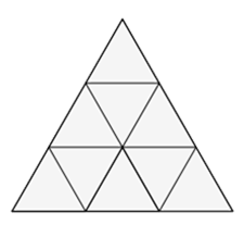 Neuntelung der Fläche eines Dreiecks