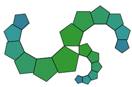 Pythagoras: Ketten von Figuren