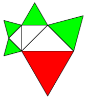 Multipler Pythagoras: Kette von Dreiecken