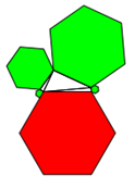 Multipler Pythagoras: Kette von Dreiecken