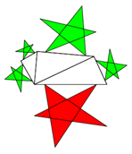 Multipler Pythagoras: Kette von Dreiecken