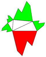 Multipler Pythagoras: Kette von Dreiecken
