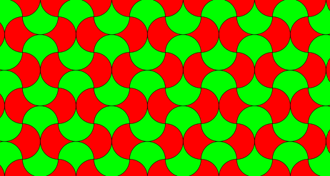 Schindeln: um 90° gedreht zusammengefügt