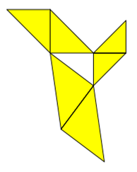 Pythagoras mit 2 halben Dreiecken